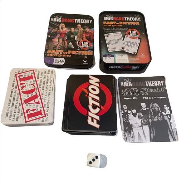 The Big Bang Theory Fact or Fiction Card Game NWOT - Picture 3 of 3
